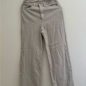 Levi's Women's Light Gray Flare Jeans